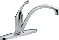 Delta Kitchen Faucets Elegant Delta 140 Dst Chrome Collins Kitchen Faucet Includes Lifetime