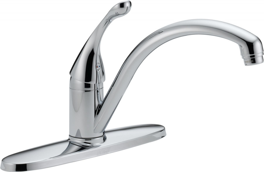 Delta Kitchen Faucets Elegant Delta 140 Dst Chrome Collins Kitchen Faucet Includes Lifetime