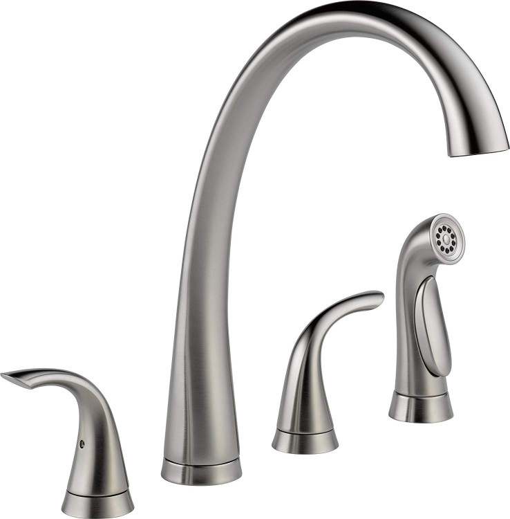 Delta Kitchen Faucets New Delta 2480 Ar Dst Pilar 2 Handle Widespread Kitchen Faucet with