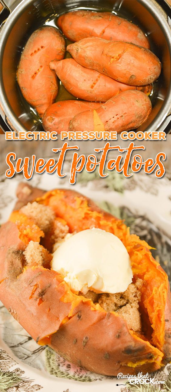 HOW TO COOK SWEET POTATOES ELECTRIC PRESSURE COOKER
