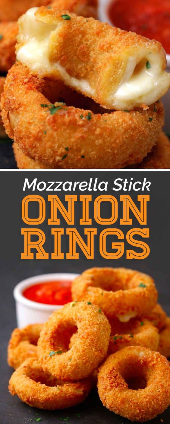 These Mozzarella Stick Onion Rings Should Run For President