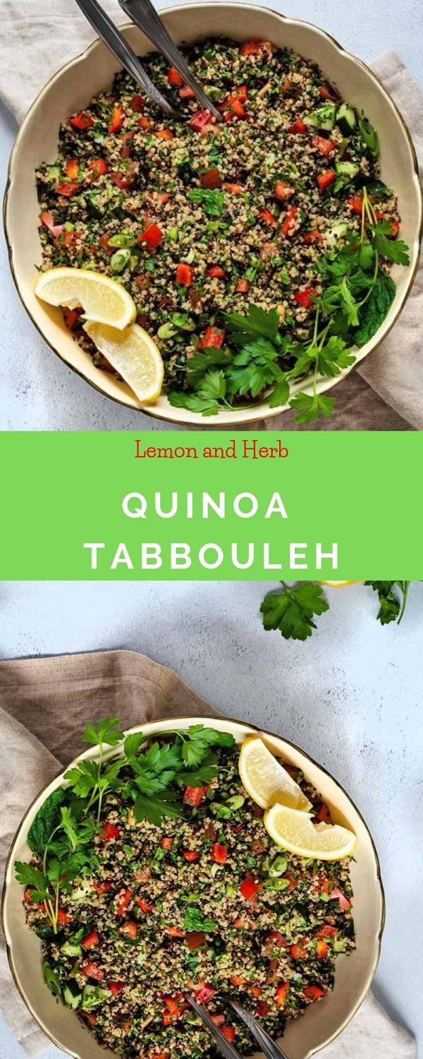Gluten-Free Lemon and Herb Quinoa Tabbouleh