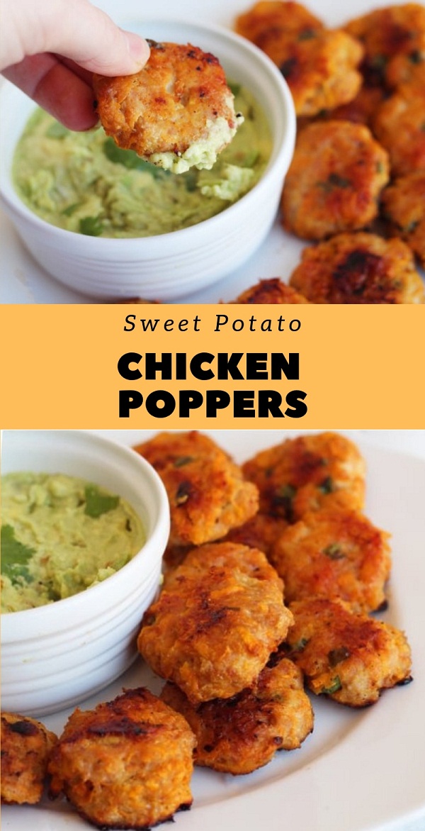 Sweet Potato Chicken Poppers