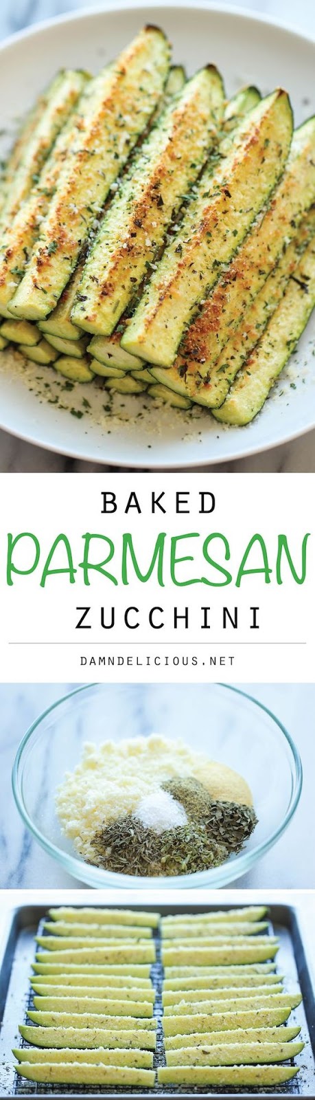Baked Parmesan Zucchini