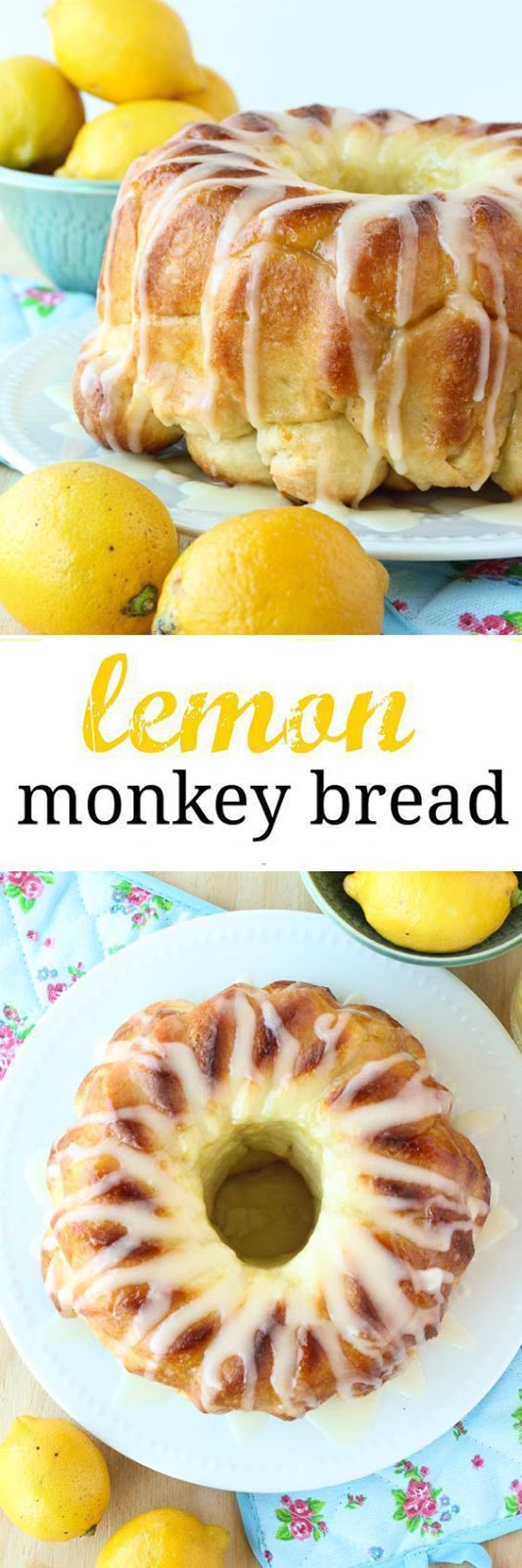 Glazed Lemon Monkey Bread