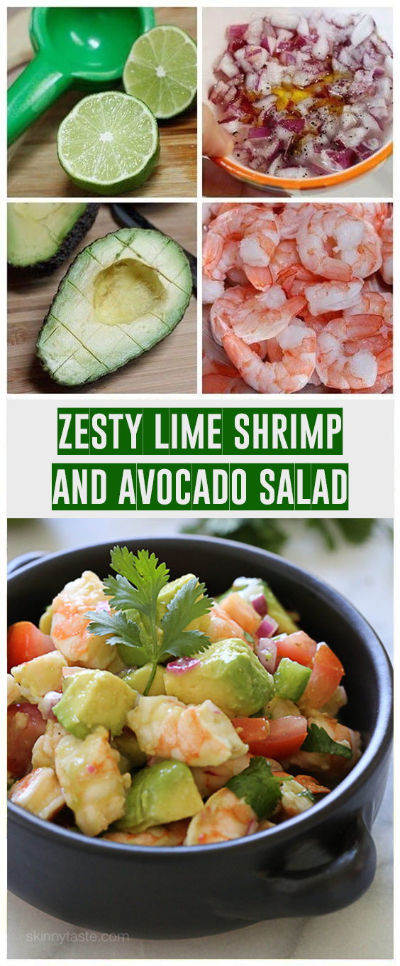 Zesty Lime Shrimp and Avocado Salad