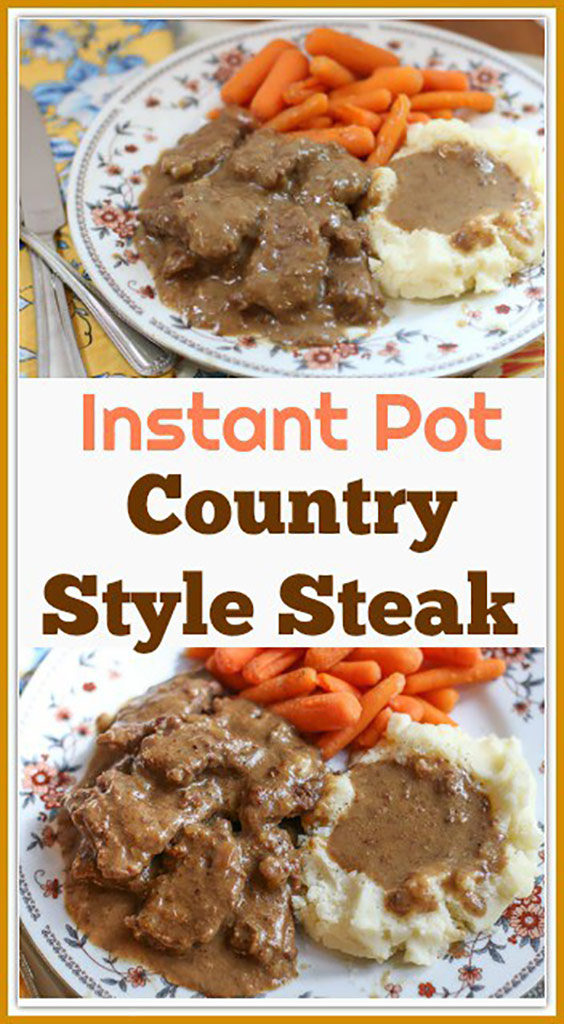 Country Style Instant Pot Cube Steak Recipe