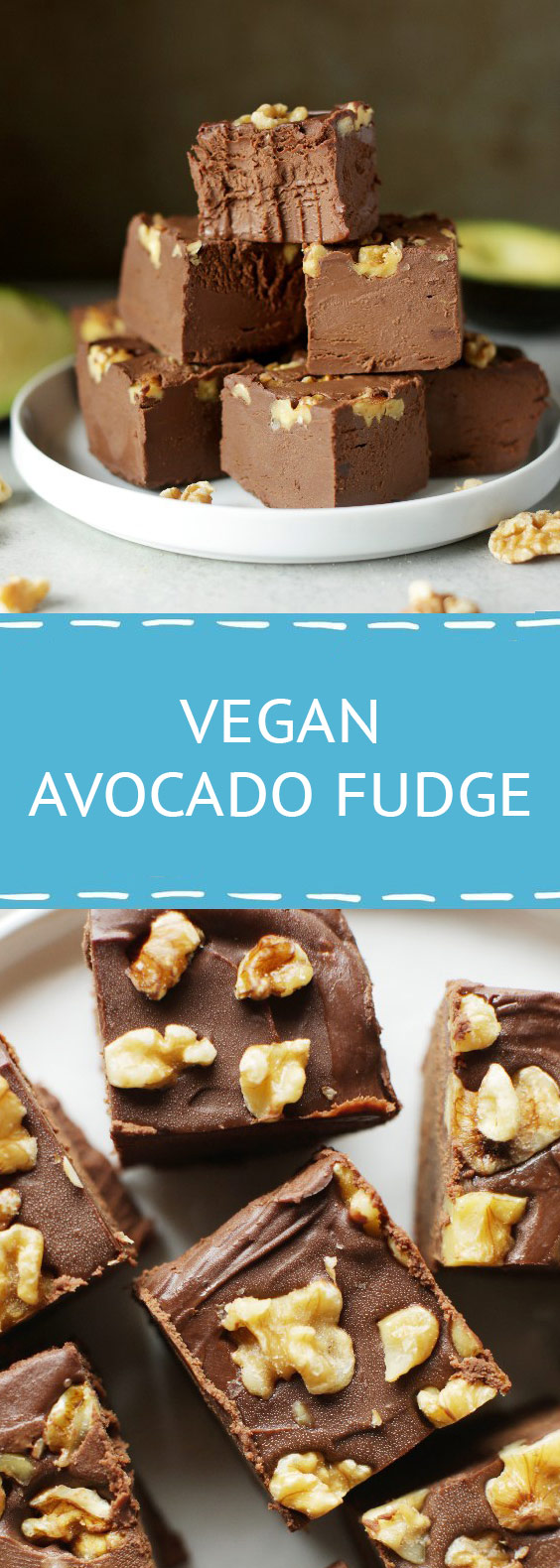 Vegan Avocado Fudge