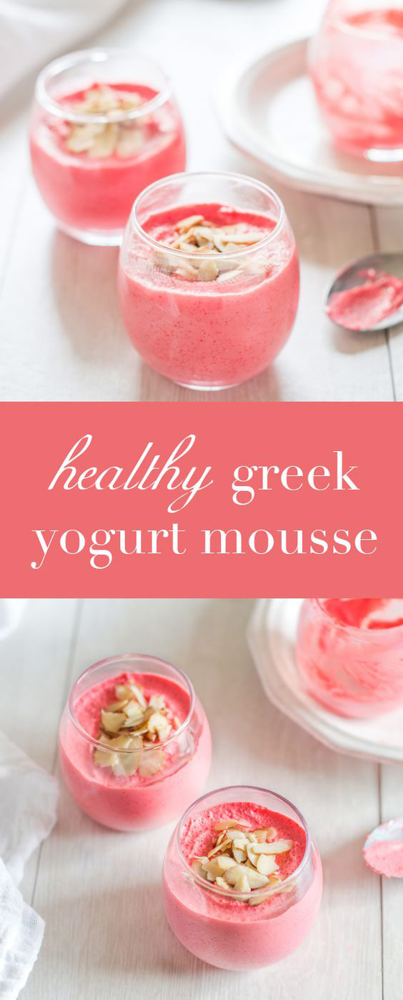 Healthy Greek Yogurt Mousse