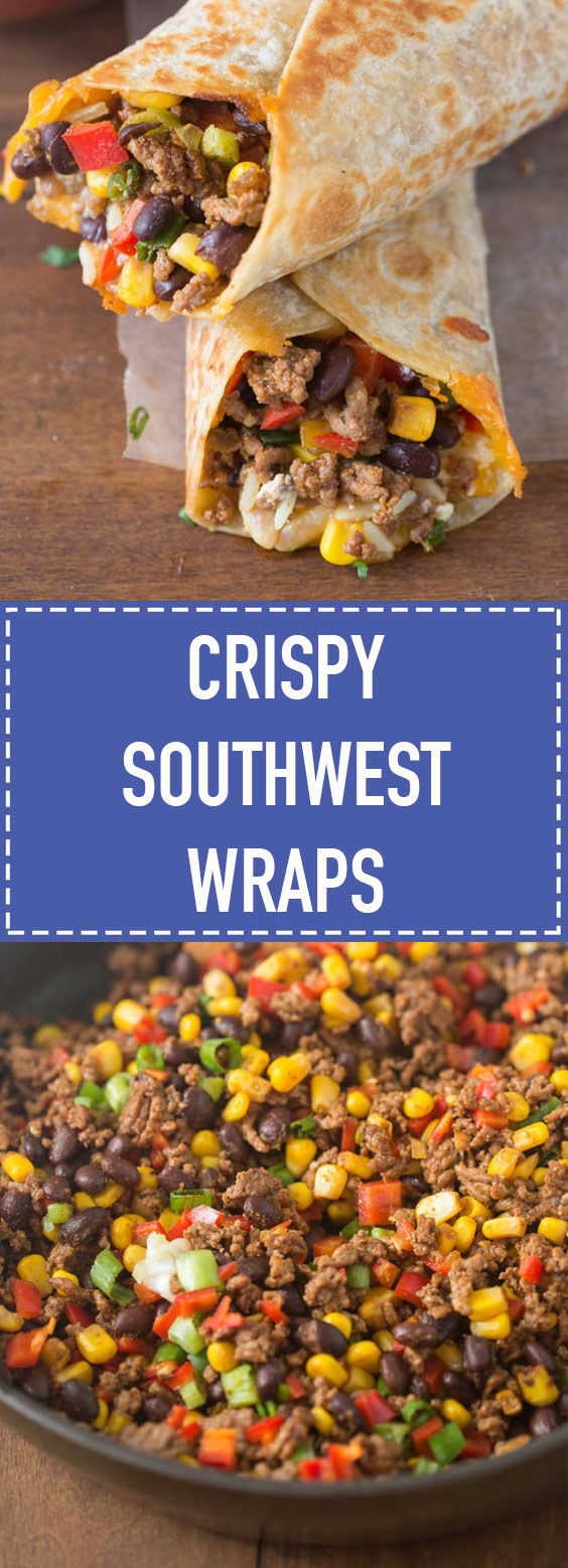 Crispy Southwest Wraps