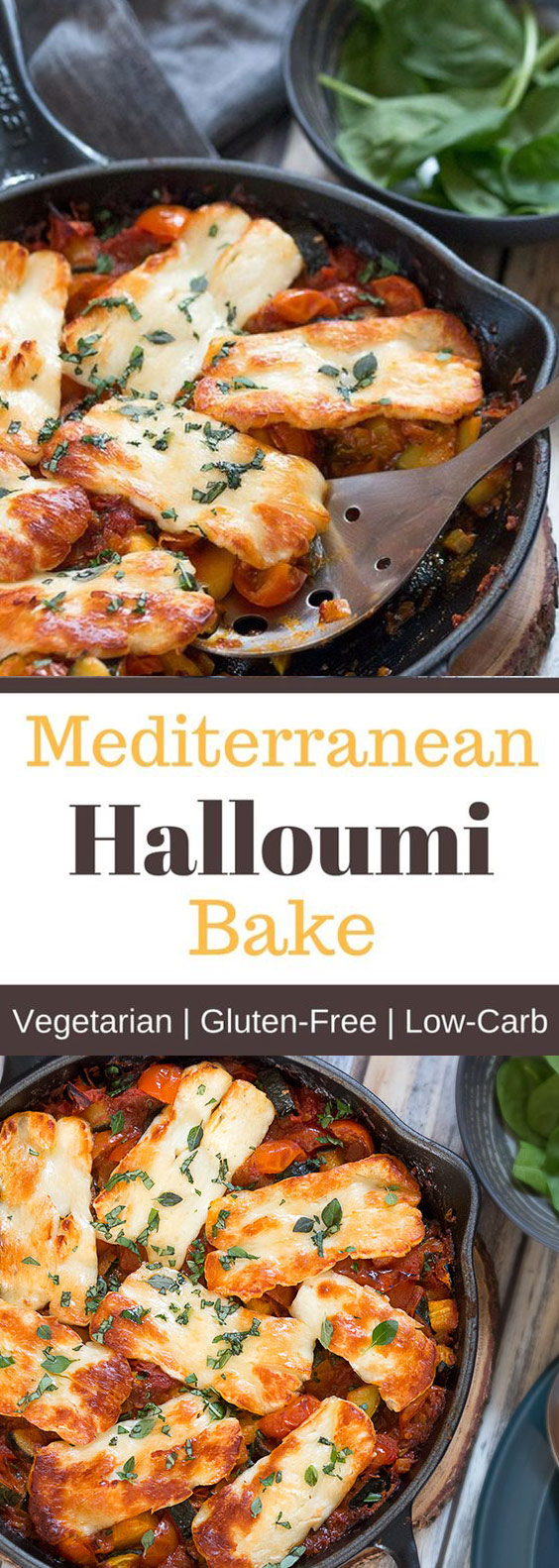 Mediterranean Halloumi Bake