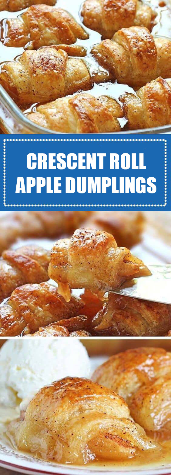 Crescent Roll Apple Dumplings