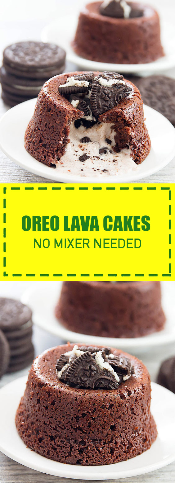 Oreo Lava Cakes