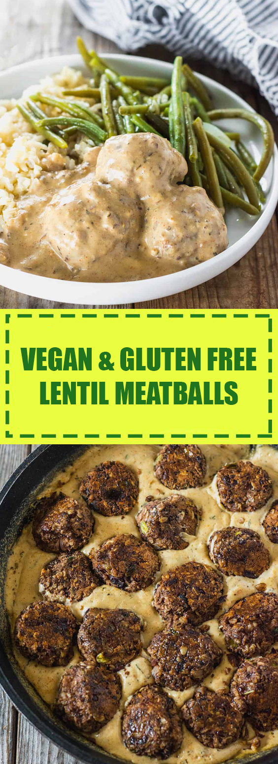 Lentil Meatballs (Vegan, Gluten-Free)