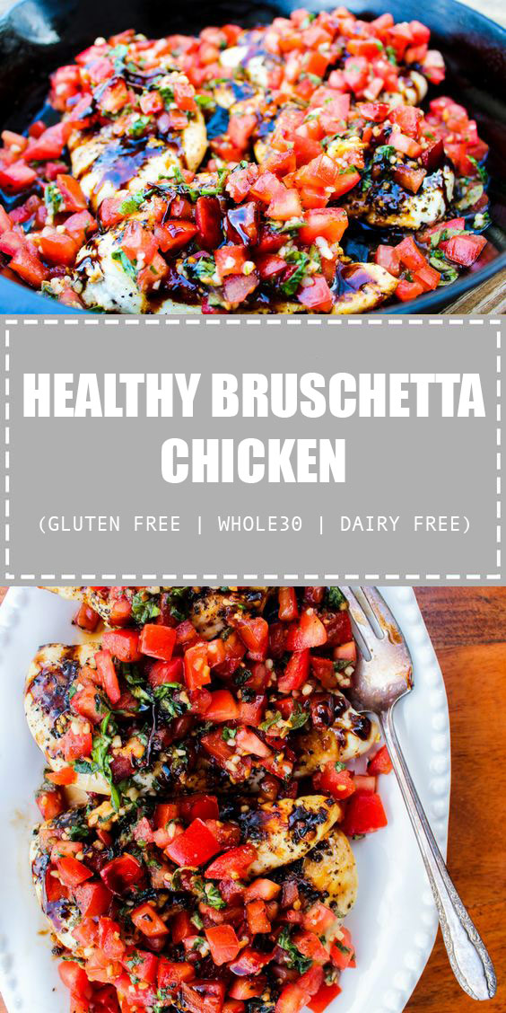 Healthy Bruschetta Chicken