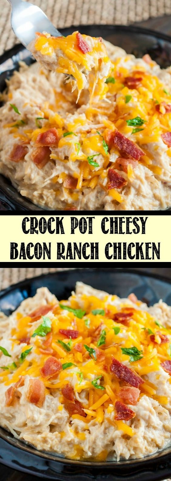 Crock Pot Cheesy Bacon Ranch