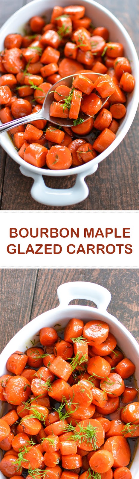 Bourbon Maple Glazed Carrots