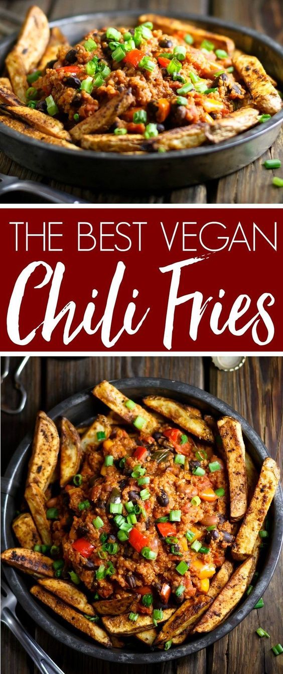The Best Vegan Chili Fries