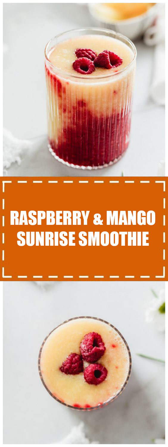 Raspberry & Mango Sunrise Smoothie