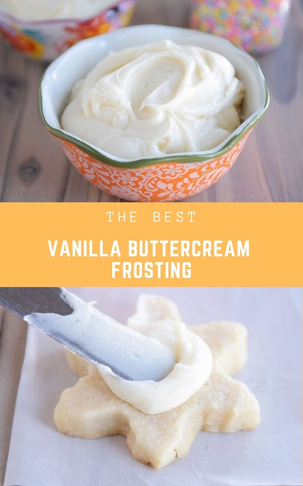 The Best Vanilla Buttercream Frosting