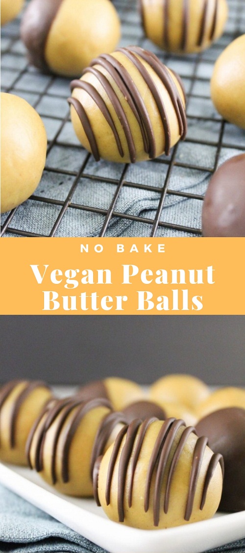 No Bake Vegan Peanut Butter Balls