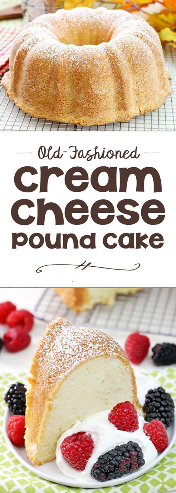 Old-Fashioned Cream Cheese Pound Cake