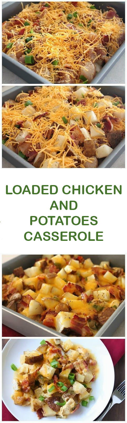 Loaded Chicken and Potatoes Casserole