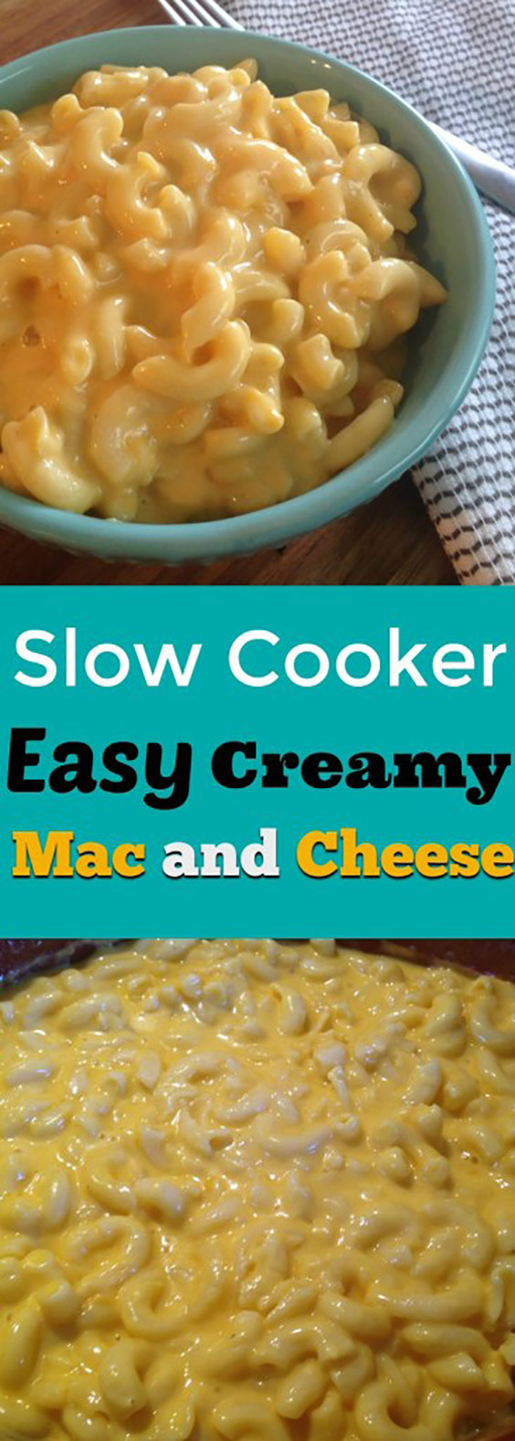 Slow Cooker Easy Creamy Mac and Cheese