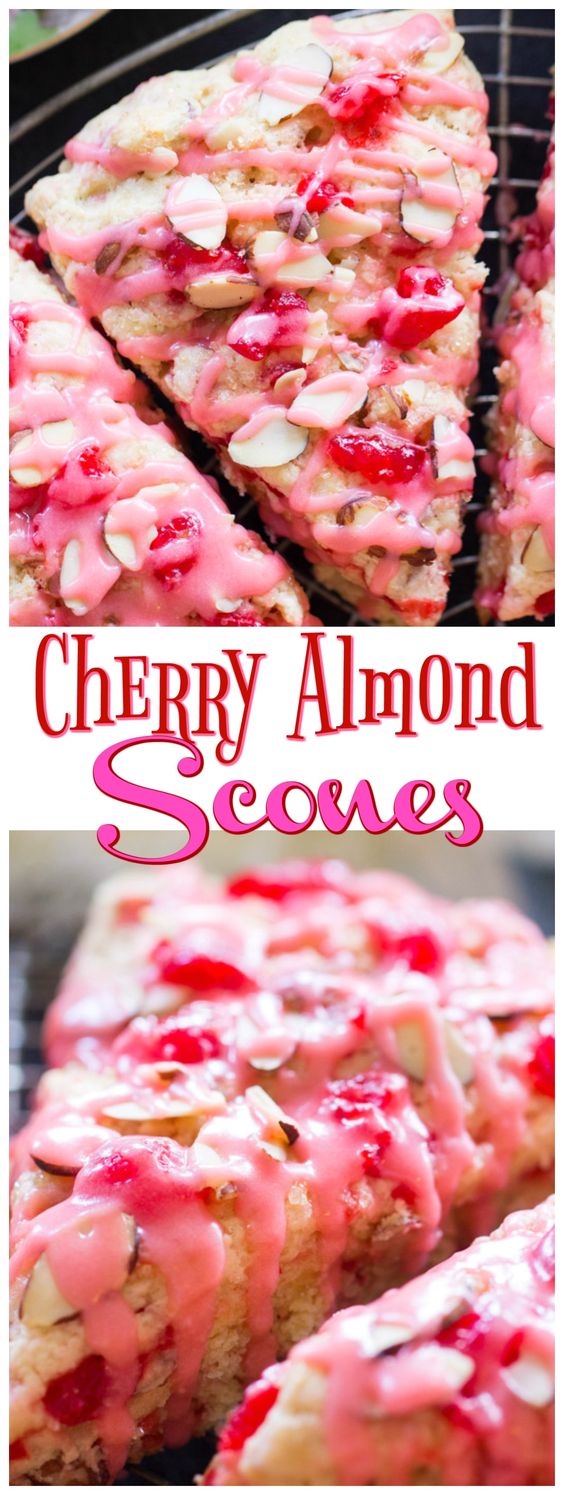 Cherry Almond Scones