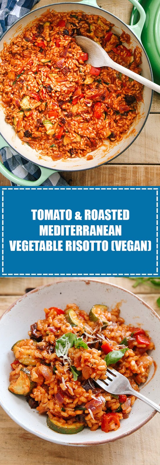 Creamy Tomato & Roasted Vegan Risotto