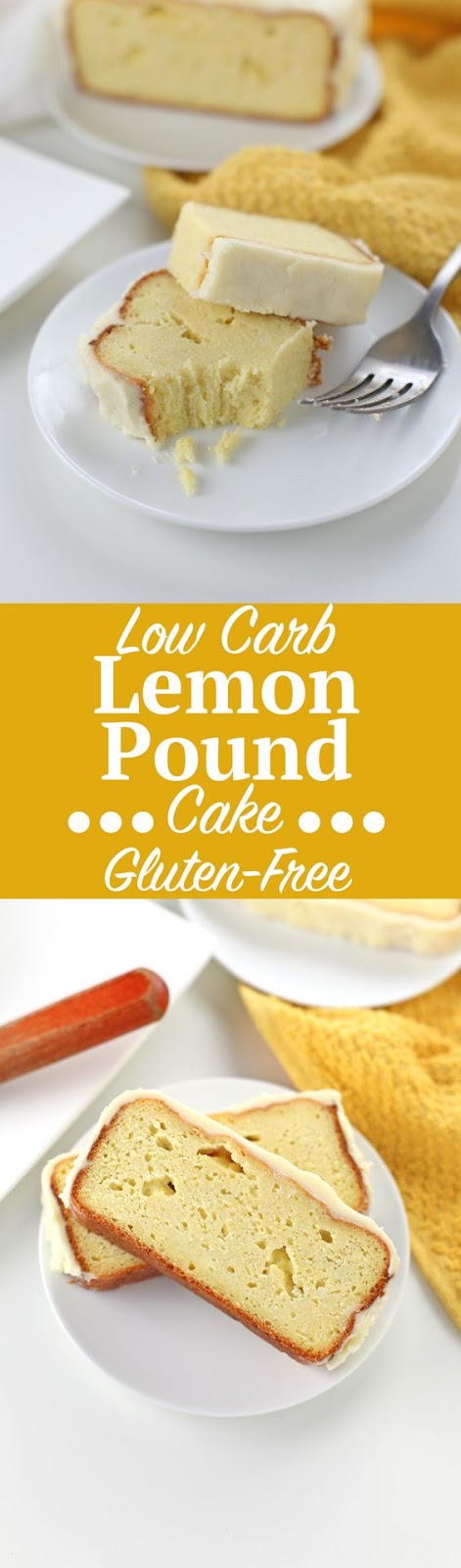 Low Carb Lemon Pound Cake (Gluten-free, Keto-friendly)