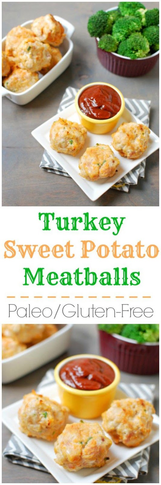 Paleo Turkey Sweet Potato Meatballs