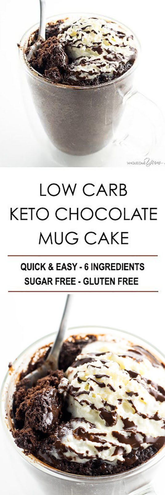 Low Carb Paleo Keto Chocolate Mug Cake Recipe