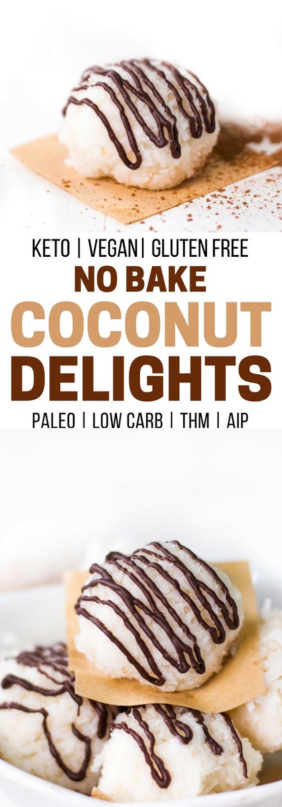 No Bake Coconut Cookies  Coconut Delights – paleo, vegan, low carb, keto, AIP