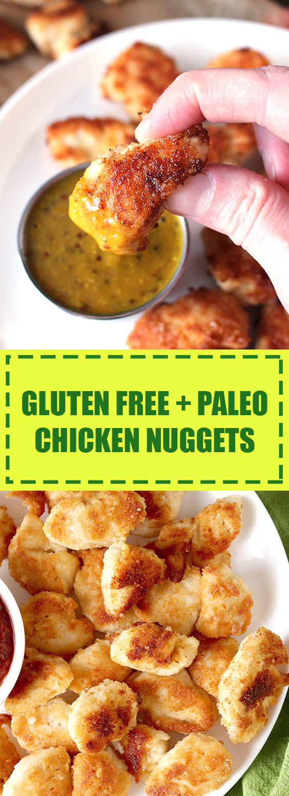 Gluten Free + Paleo Chicken Nuggets