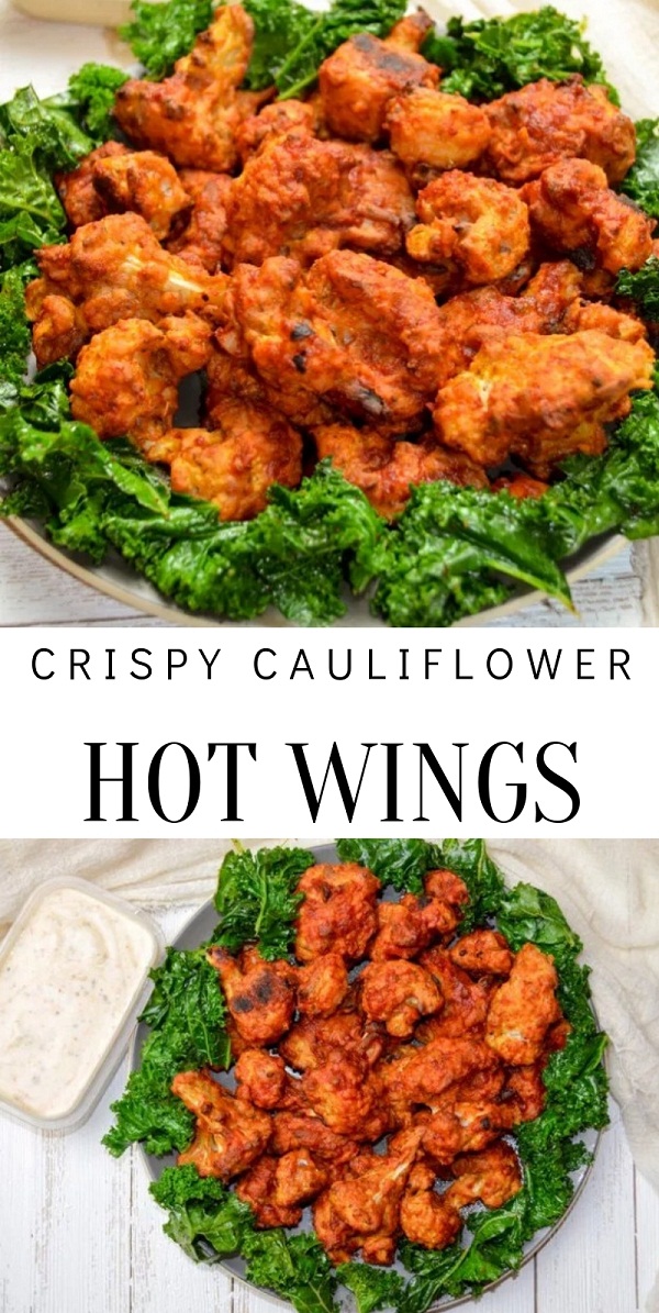 Crispy Cauliflower Hot Wings