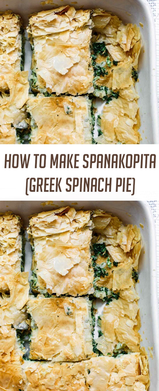 Spanakopita Recipe (Greek Spinach Pie)
