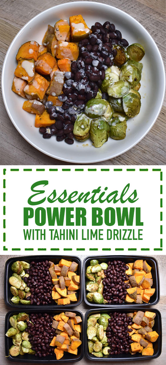 Essential Power Bowl with Tahini Lime Drizzle