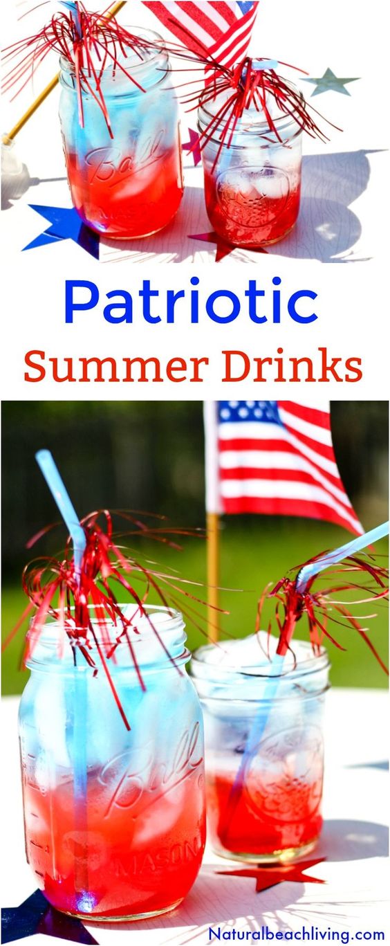 How to Make Patriotic Non Alcoholic Summer Drinks