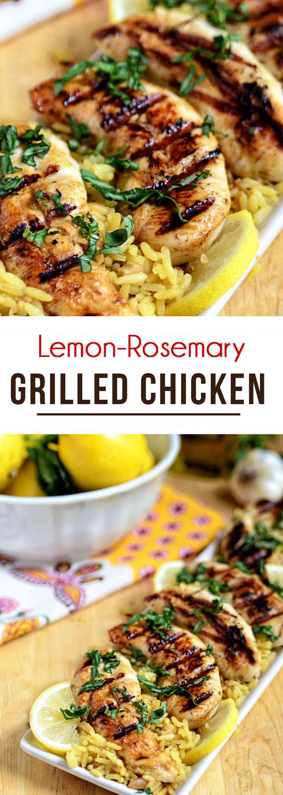 Lemon Rosemary Grilled Chicken