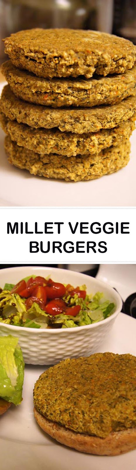 Millet Veggie Burgers
