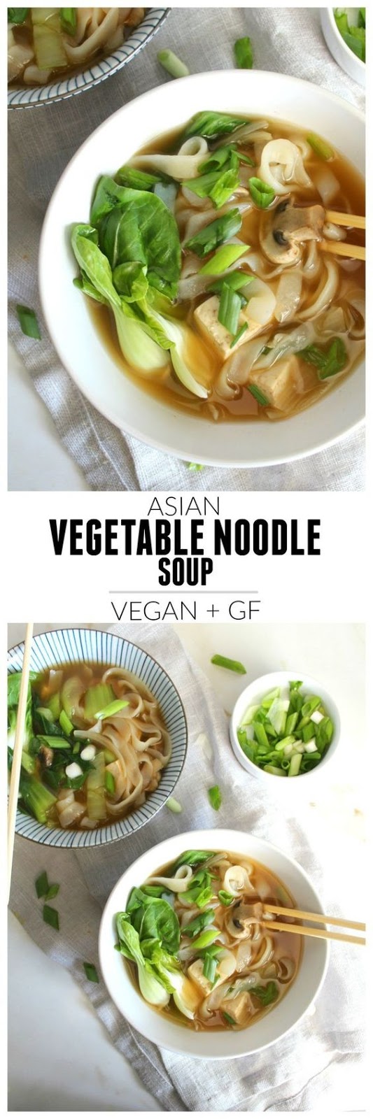  Asian Vegetable Noodle Soup