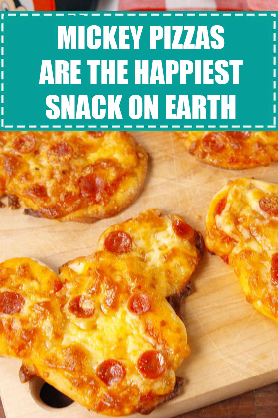 Mickey Pizzas are The Happiest Snack on Earth