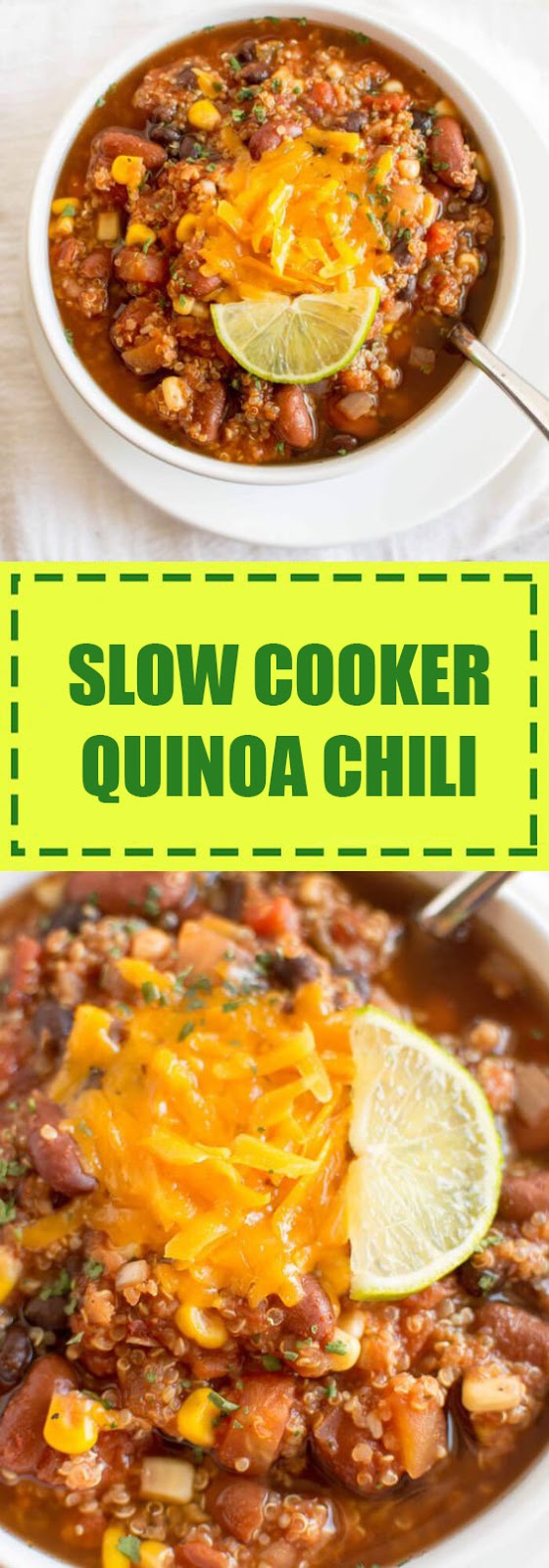 Slow Cooker Quinoa Chili
