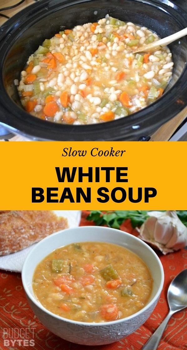 Slow Cooker White Bean Soup