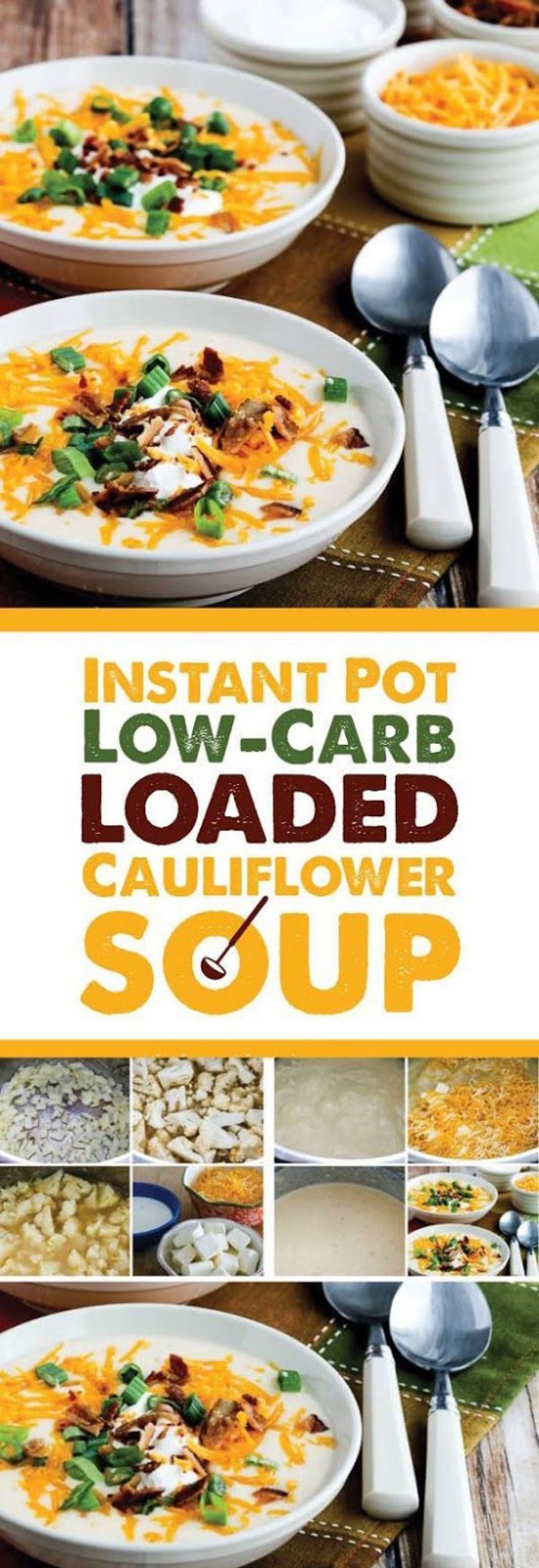 Instant Pot Low-Carb Loaded Cauliflower