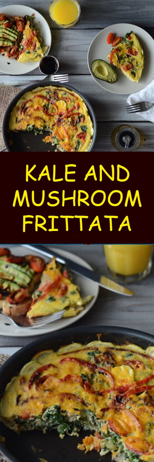 Kale and Mushroom Frittata