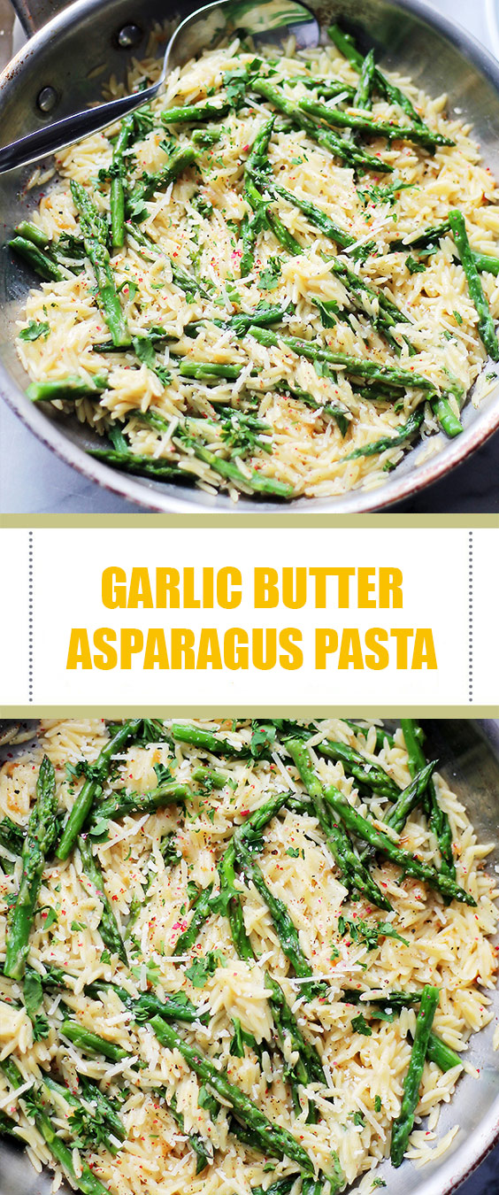 Garlic Butter Asparagus Pasta