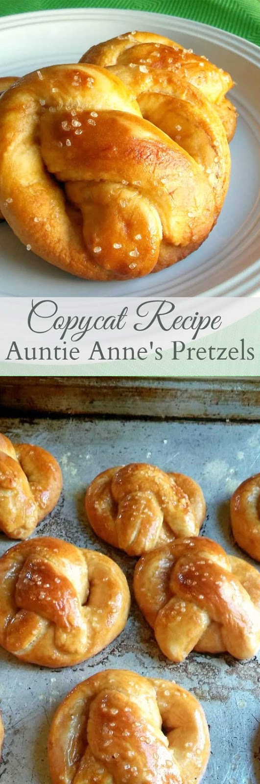 Copycat Recipe Auntie Anne's Pretzels with Cheddar Dipping Sauce