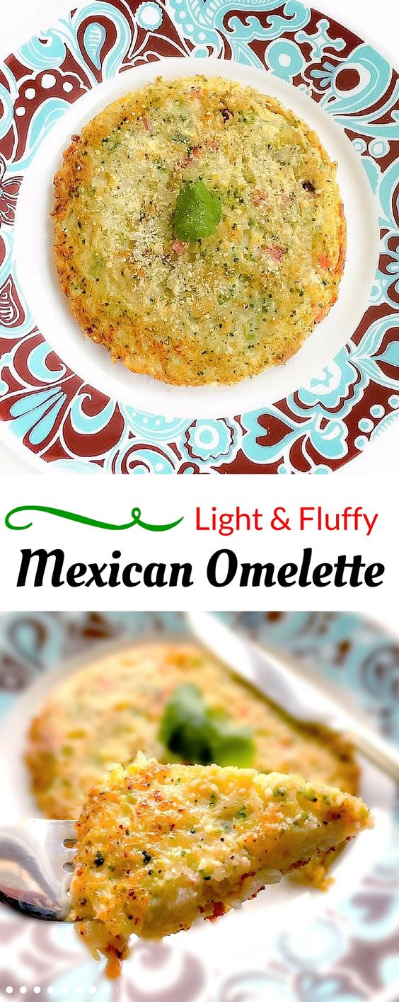 Light and Fluffy Mexican Omelette